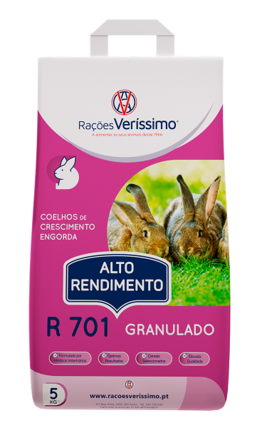 <b>R-701</b><br>Coelhos – Crescimento